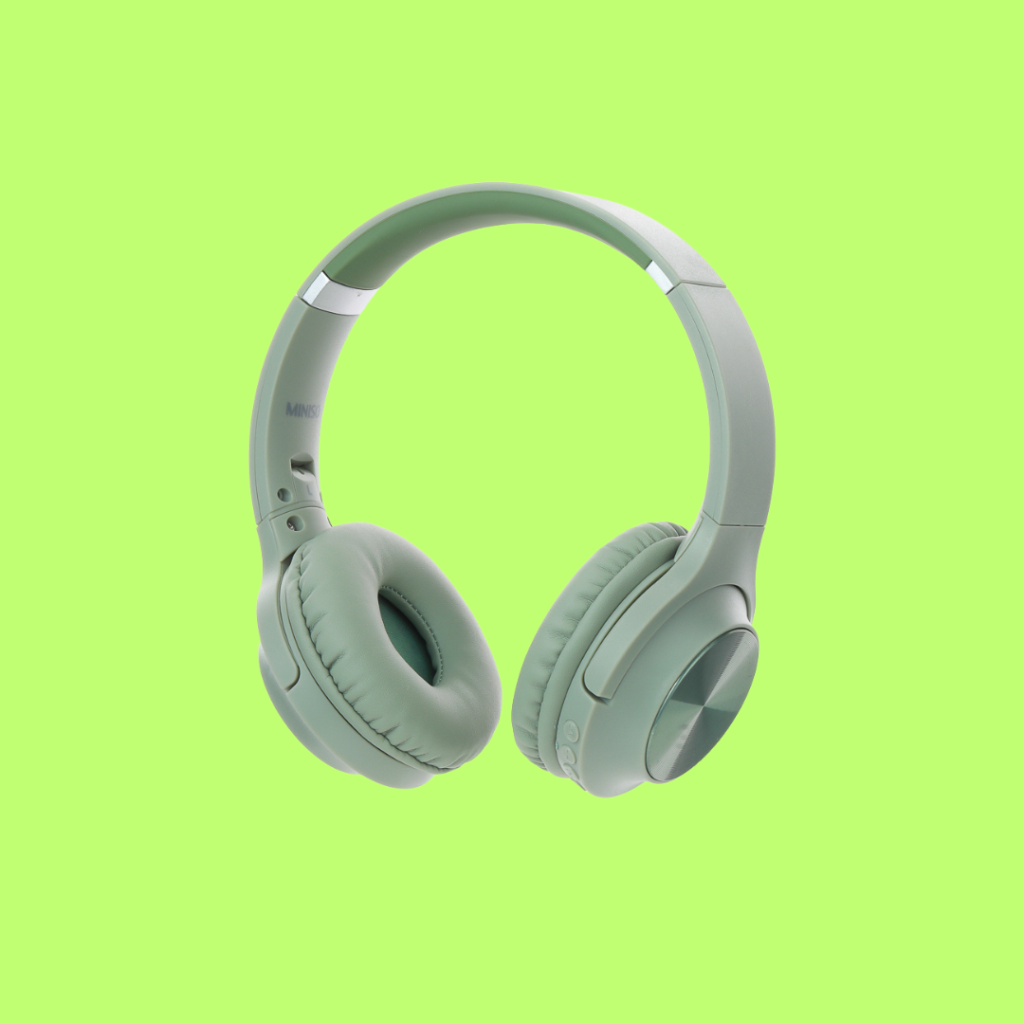 DRAADLOZE HOOFDTELEFOON TM-053 (GROEN)